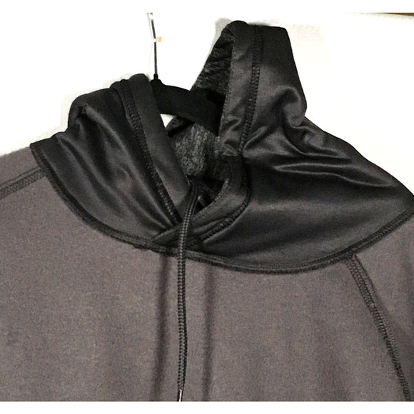 Colosseum Arkansas Razorbacks Hoodie 2XL Heathered Charcoal Pullover Sweatshirt - Picture 9 of 9